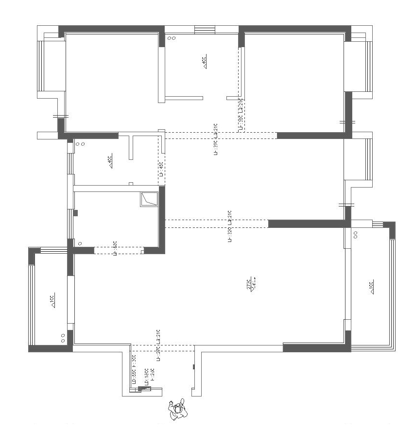 中建鉑公館現代輕奢風格裝修效果圖