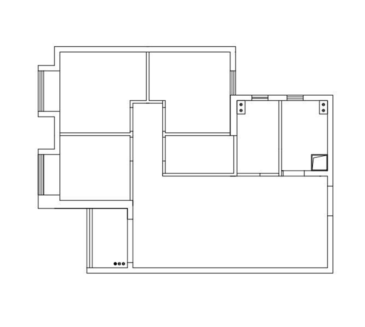 一江璟城港式輕奢風格裝修戶型圖